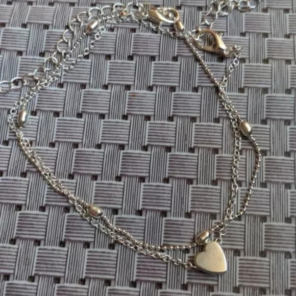 NEW Gold Double Layer Heart Ball Ankle Bracelet - Picture 4 of 16